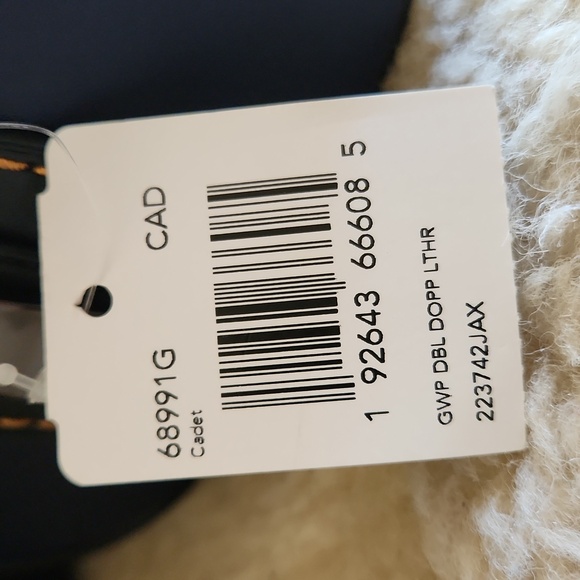 NWT IOB Coach Cadet Blue Glove Tanned Leather Men's Overnight Shave Kit 🖤🪒💙 - Picture 16 of 16